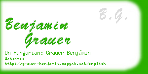 benjamin grauer business card